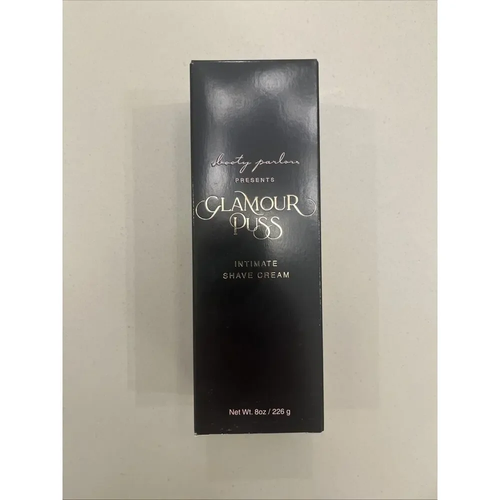 Brand New In Box Booty Parlor Glamour Puss Shave Cream 8oz Lanolin Cruelty Free